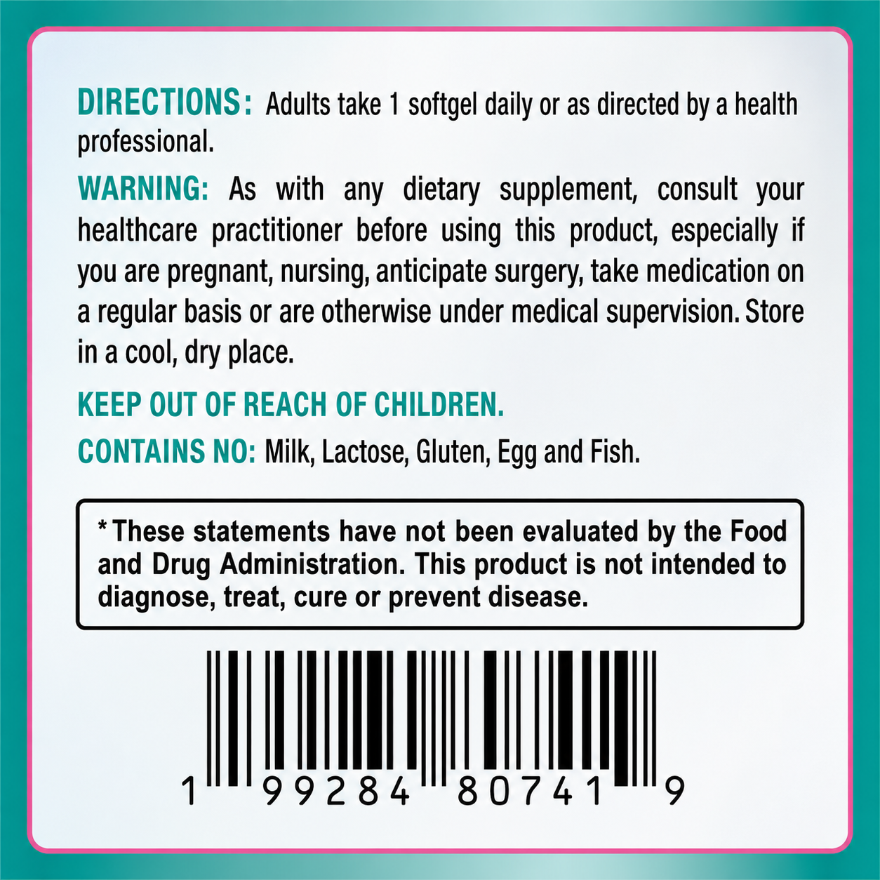 VAVITAS Ubiquinol 100mg Softgels - Active CoQ10, 30 Count